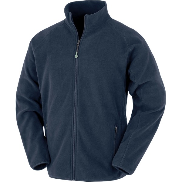 Thermisch fleece jasje van gerecyclede fleece Navy 3XL