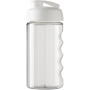 H2O Active® Bop 500 ml sportfles met flipcapdeksel - Transparant/Wit
