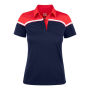 Seabeck polo dames  navy/red xs