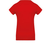 Dames-t-shirt BIO-katoen ronde hals Red M