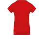 Dames-t-shirt BIO-katoen ronde hals Red M