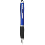 Nash stylus balpen met gekleurde houder en zwarte grip - Koningsblauw/Zwart