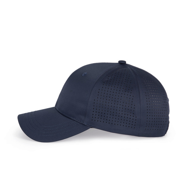 Perforierte 6-Panel-Kappe Navy One Size