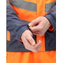 Pro Hi Vis 3-in-1 Jacket - Orange/Navy - S