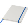 Spectrum A5 notitieboek met gekleurde sluiting - Wit/Koningsblauw