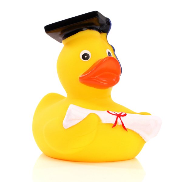 Squeaky duck graduate