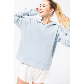 Bio lounge damessweater met capuchon Mellow Yellow S/M