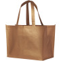 Alloy laminated non-woven shopping tote bag - Copper