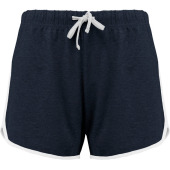 Dames sportshort Navy / White XL