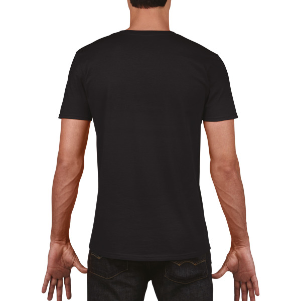 Softstyle Euro Fit Adult V-neck T-shirt Black L