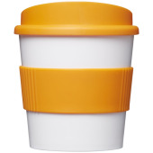 Americano® Primo 250 ml beker met grip - Wit/Oranje