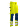 Jobman 2378 Hi-vis service trousers geel/navy C42