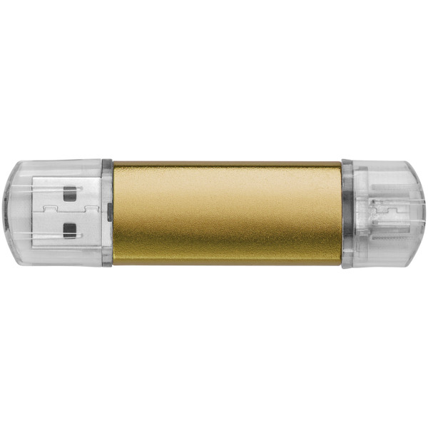 Aluminium On-the-Go (OTG) USB-stick - Goud - 32GB