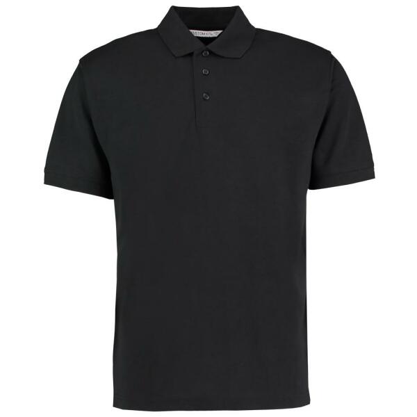 Klassic Poly/Cotton Piqué Polo Shirt, Black, 6XL, Kustom Kit