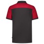 Poloshirt Bicolor Naden 202006 Darkgrey-Red XS
