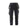 Werkbroek met stretch en gereedschapszakken