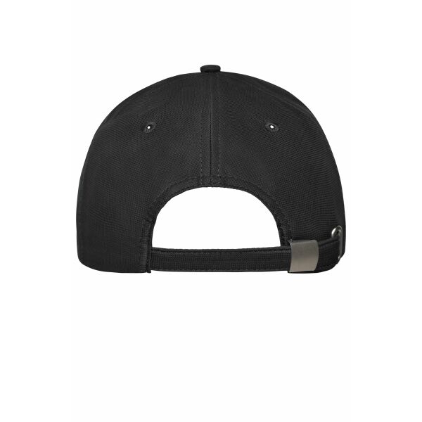 MB6235 6 Panel Workwear Cap - COLOR - - black - one size