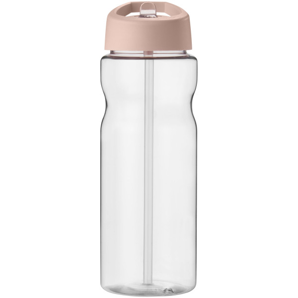 H2O Active® Base 650 ml spout lid sport bottle - Pale blush pink/Transparent
