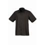 Short Sleeve Poplin Shirt, Black, 20, Premier