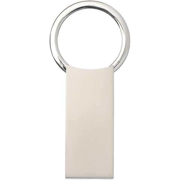 Omar rectangular keychain - Silver