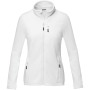 Amber women's GRS recycled full zip fleece jacket - White - XS