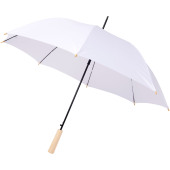 Alina 58 cm fuldautomatisk paraply i genanvendt PET - Hvid
