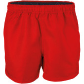 Rugby élite shorts Sporty Red 4XL