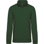 Sweater met ritshals Forest Green XXL