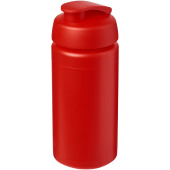 Baseline® Plus 500 ml drikkeflaske med håndtag og fliplåg - Rød