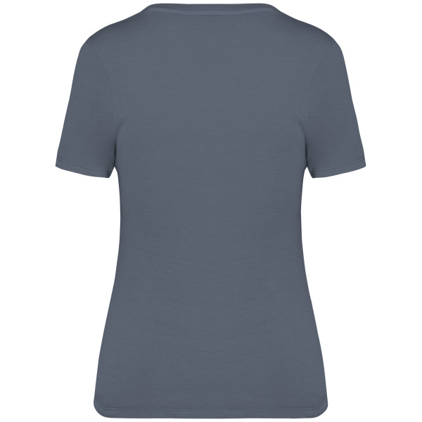 Ecologisch verwassen dames-T-shirt Washed Mineral Grey XXL