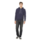 Unisex Poly-Cotton Pullover Hoodie - Navy - XL