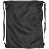 Peek polyester rugzak met trekkoordsluiting 5L - Wit/Zwart