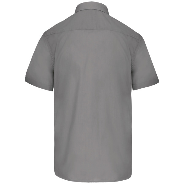 Ace - Heren overhemd korte mouwen Silver 3XL