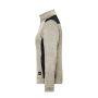 Ladies' Knitted Workwear Fleece Jacket - STRONG - - stone-melange/black - M