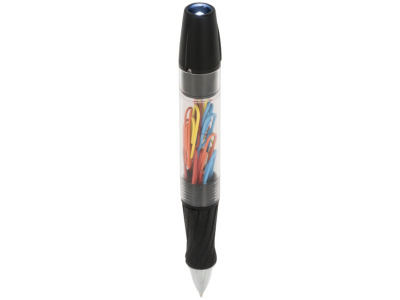 King balpen met LED en paperclips King balpen met LED en paperclips