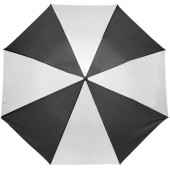 Polyester (190T) paraplu zwart/wit