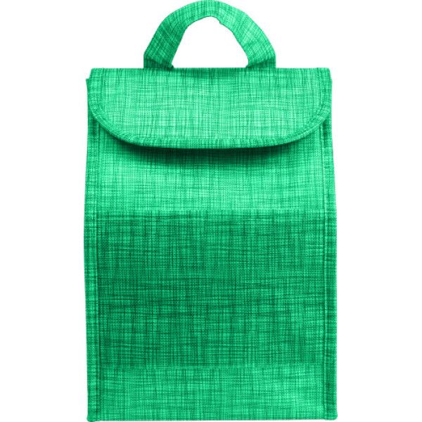 Nonwoven (70 gr/m²) cooler bag Tommaso green