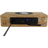 SCX.design W30 10 W draadloos houten laadstation - Naturel/Zwart