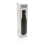 Unikleur vacuum roestvrijstalen fles 750ml, zwart