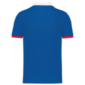Heren-sportpolo Sporty Royal Blue / White / Red XXL