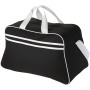 San Jose 2-stripe sports duffel bag 30L - Solid black/White