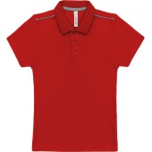 Kinderpolo korte mouwen Sporty Red 4/6 ans