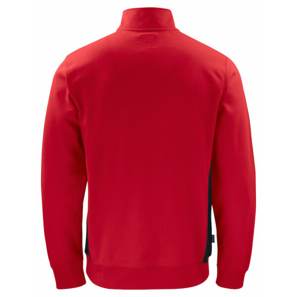 2128 Sweatshirt 1/2 zip Red 4XL