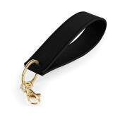 Boutique Wristlet Keyring - Black - One Size