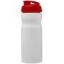 H2O Active® Base 650 ml sportfles met flipcapdeksel - Wit/Rood