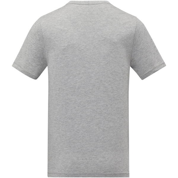Somoto short sleeve men's V-neck t-shirt - Heather grey - XS