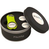 Pitchfix Hybrid 2.0 in Round Tin with 2 extra Ballmarkers Pitchfix Hybrid 2.0 in Round Tin with 2 extra Ballmarkers