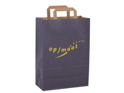 Papieren tas met plat hengsel 260x360x120 mm Papieren tas met plat hengsel 260x360x120 mm
