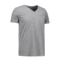 CORE T-shirt | V-neck - Grey melange, M