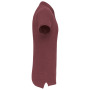 BIO piqué herenpolo korte mouwen Wine Heather 3XL